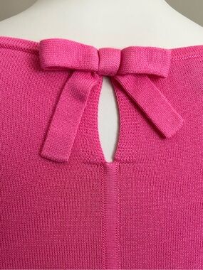 NWOT - Talbots “Bonnie Bows” Pullover Sweater in Pink